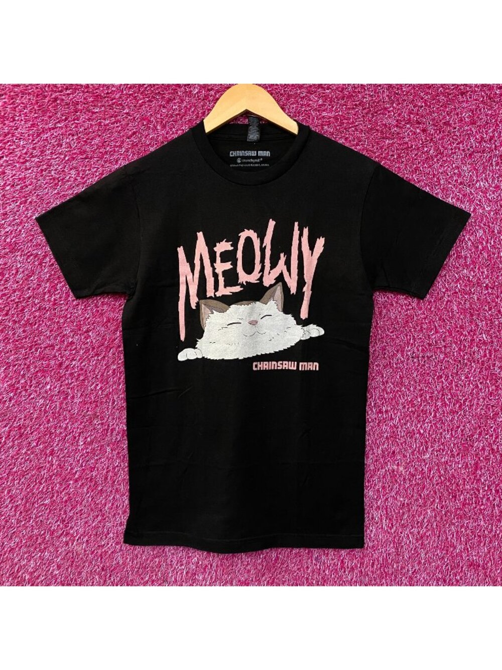 Chainsaw Man Meowy Anime Graphic T-Shirt Small